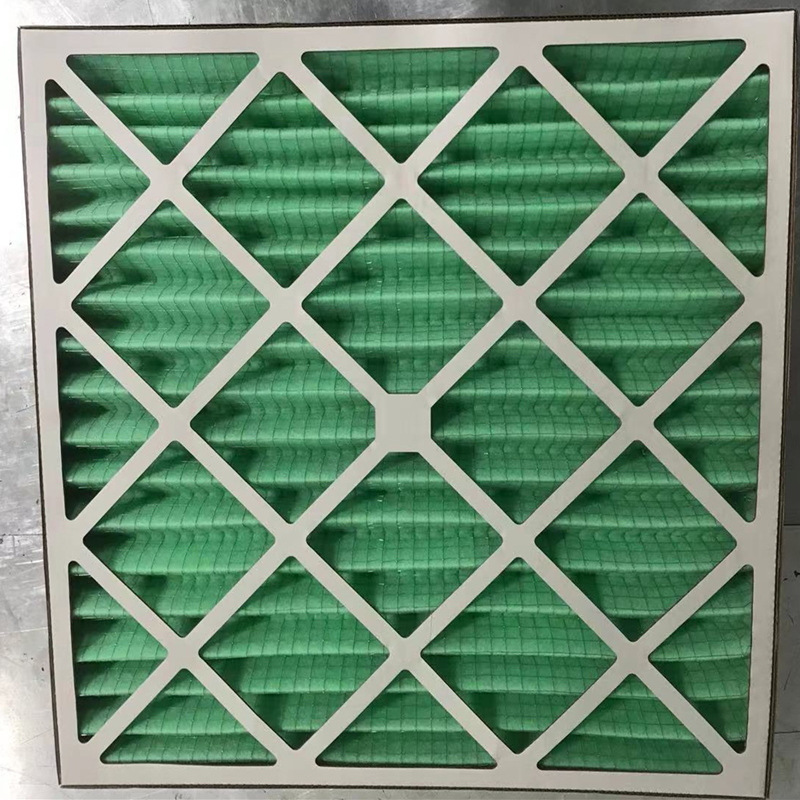 Merv8 Papírkeret Elsődleges hatékonyság Panel Panel HVAC Légszűrő az állatállományhoz